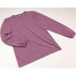 Wmns Long Sleeve Crew Eggplant